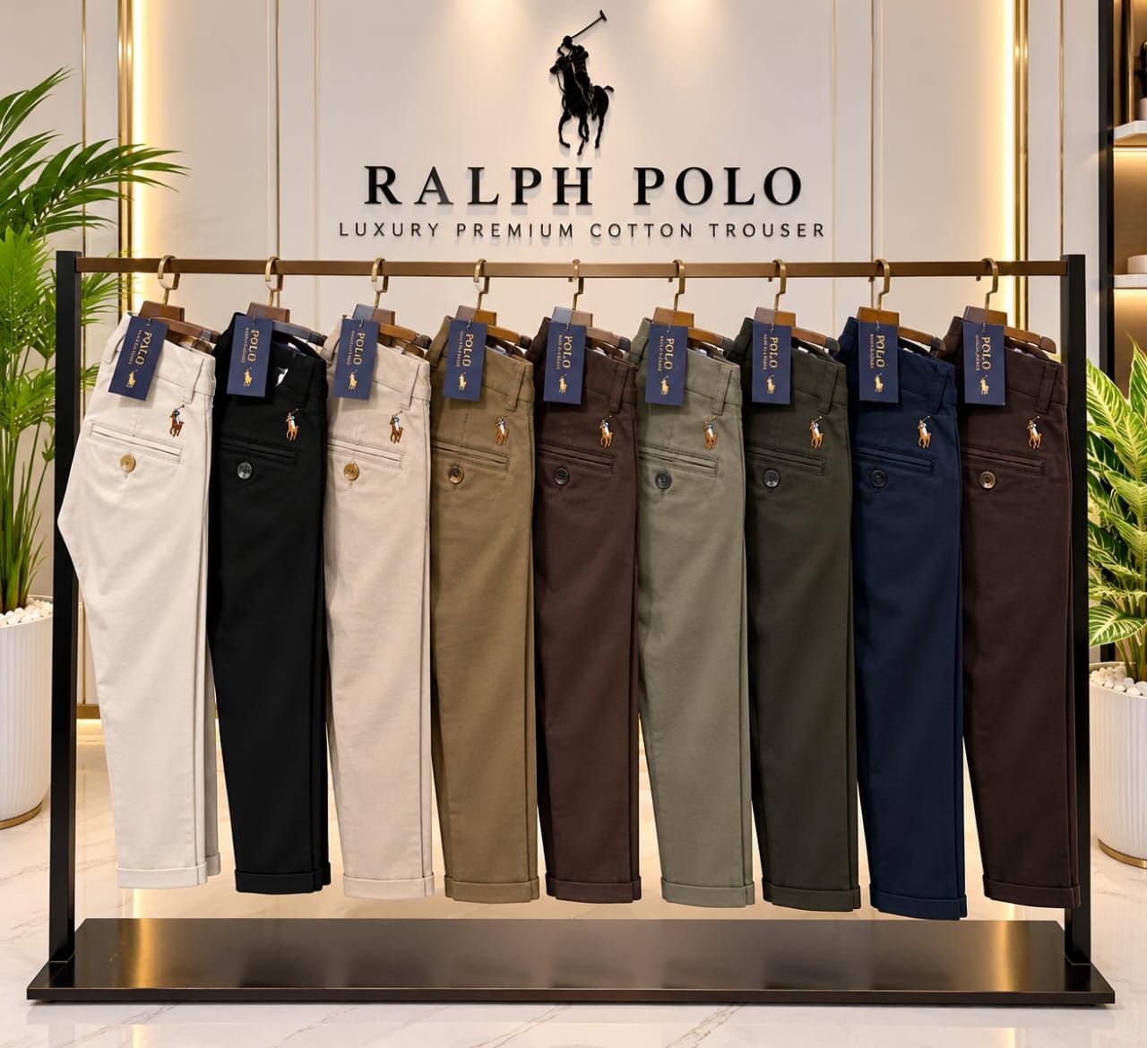 Ralph Lauren Premium Quality Men's Trouser  - 70 Pc