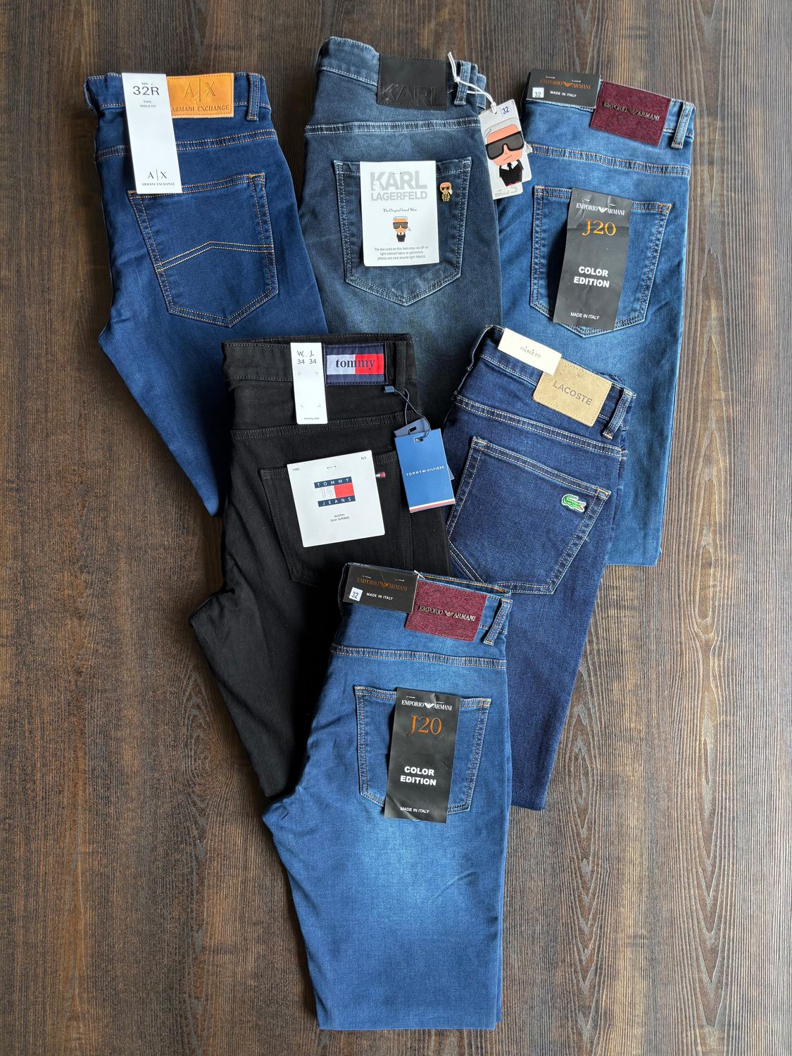 Multi Branded Premium Quality Men's Denim Jeans - 50 Pc
