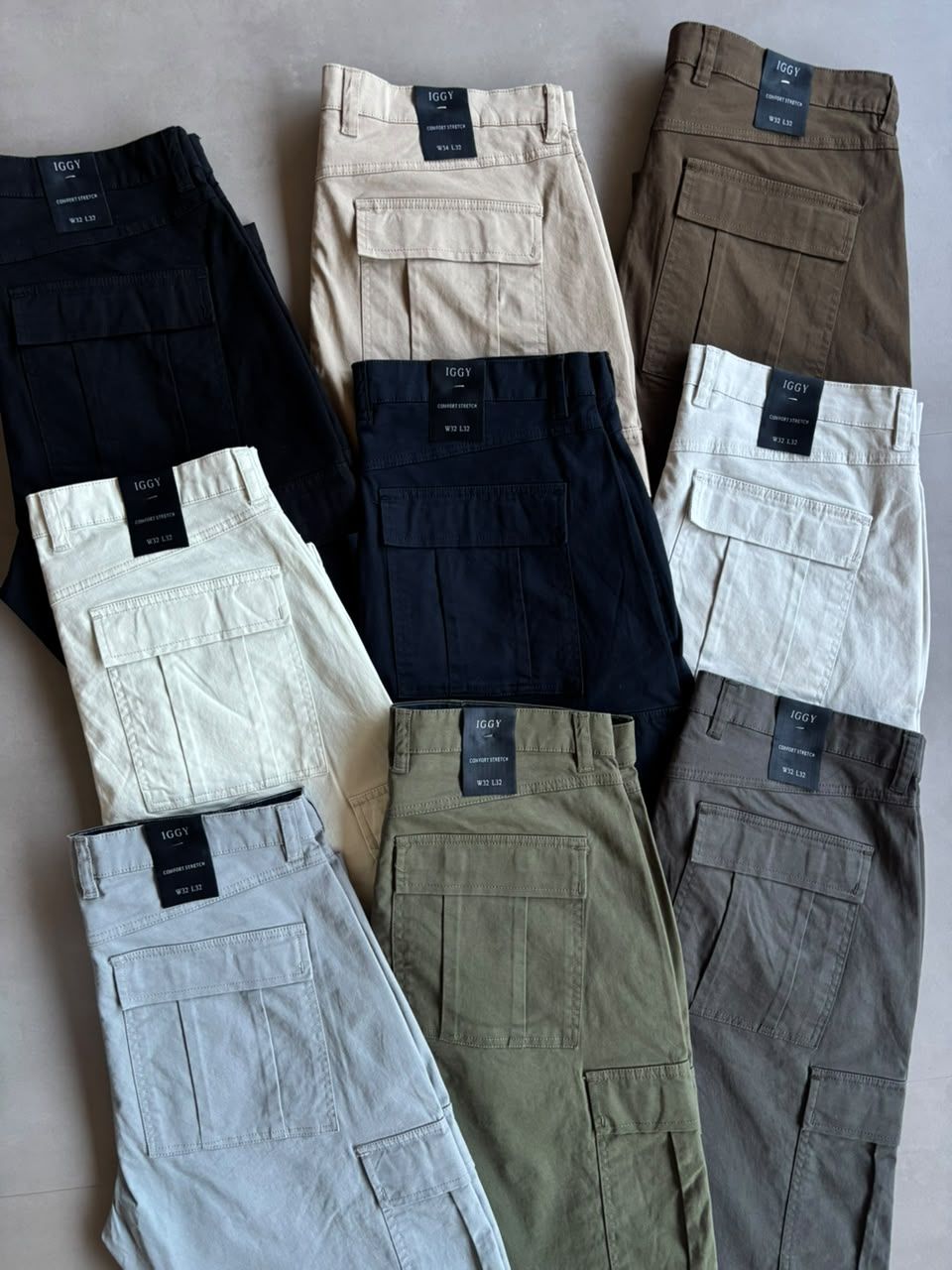 All Saints Premium Quality Gap Twill Dyed Men's Cargos Jeans - 70 Pc