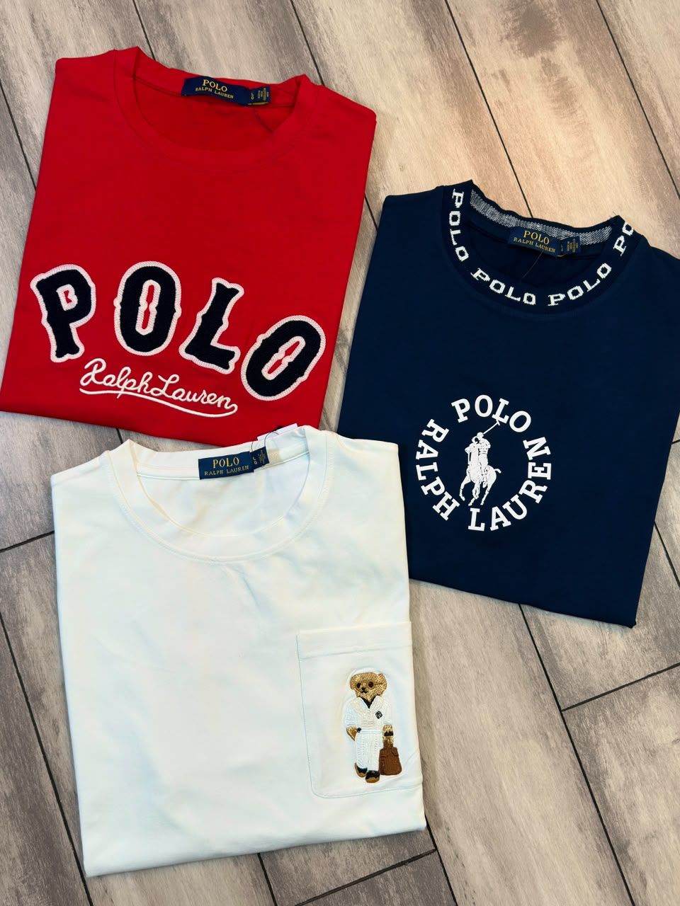 Ralph Lauren Premium Quality Cotton Round Neck Half Sleeve Men's T-Shirt - 59 Pc
