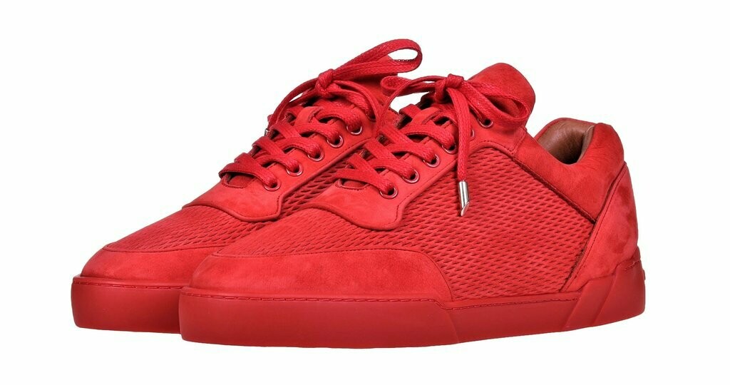 Benjamin berner LOW-TOP SCARLET RED