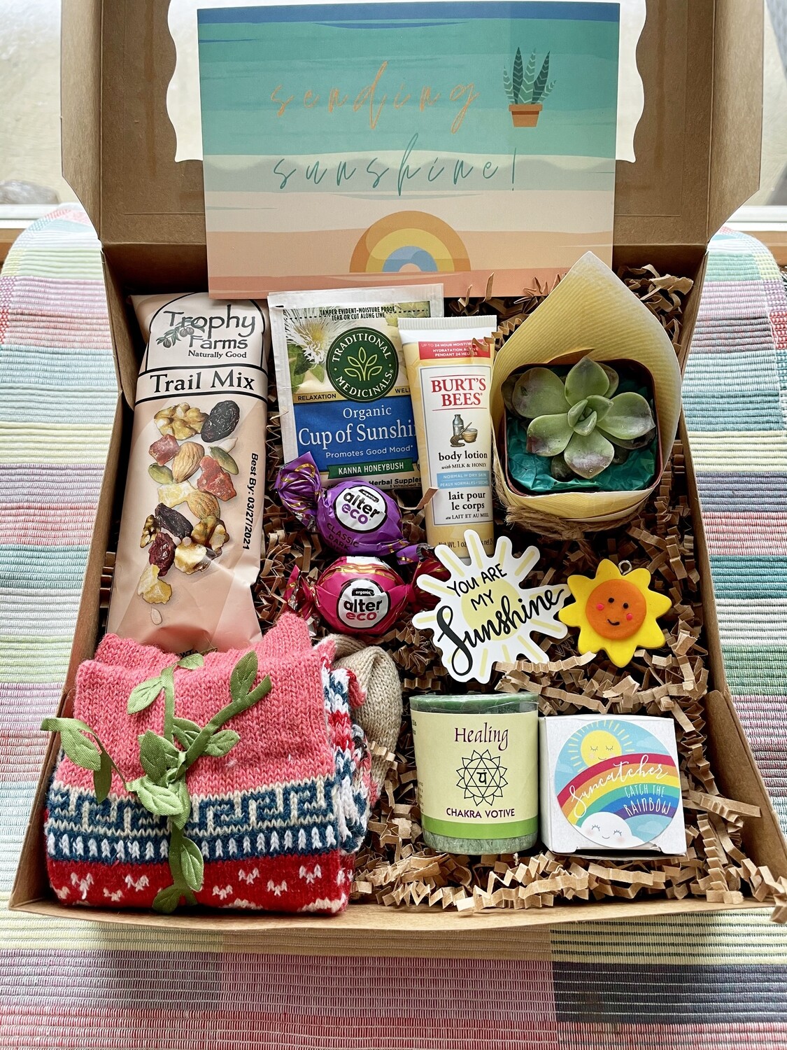 &quot;Succulents and SUNshine&quot; care package