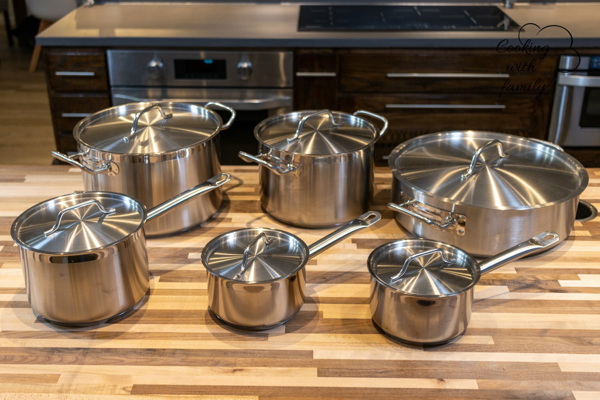 Ultimate Set of Professional Stainless Steel Pots