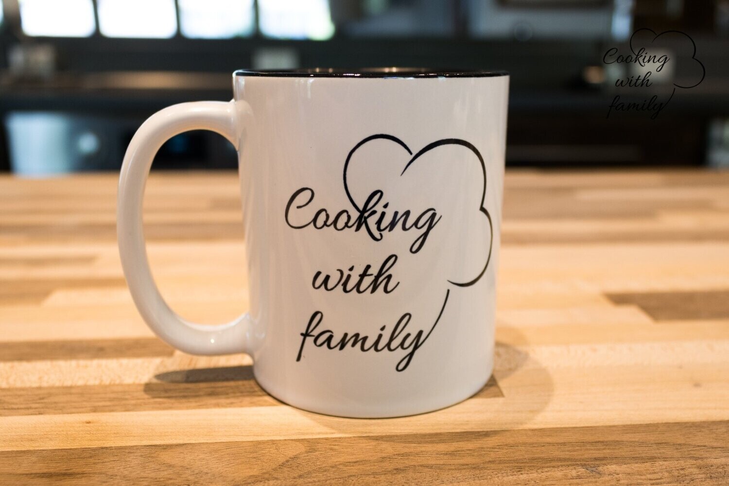 11 OZ Ceramic Mug Cooking with Family