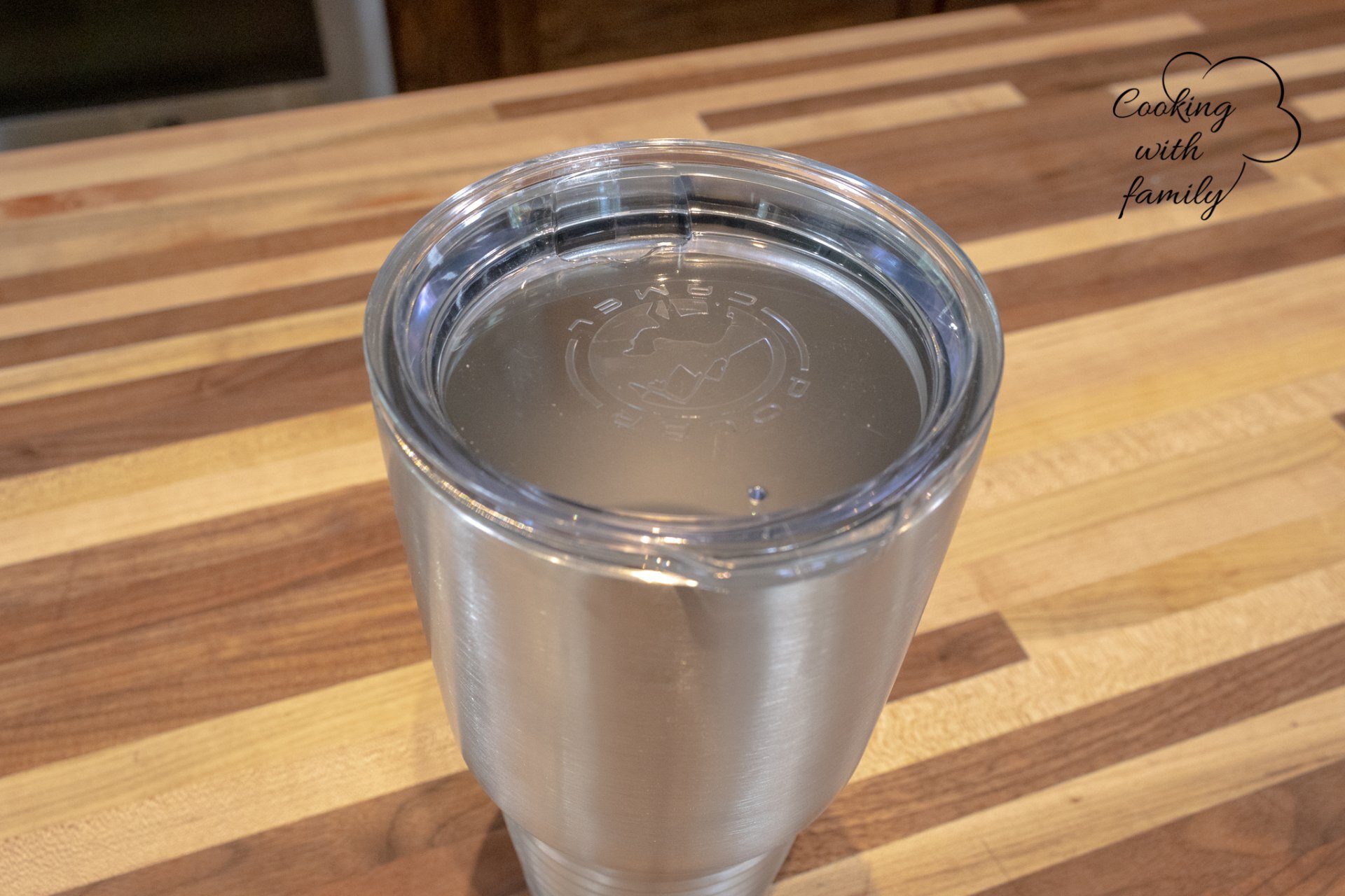 30 OZ Stainless Tumbler Polar Camel - with basic lid