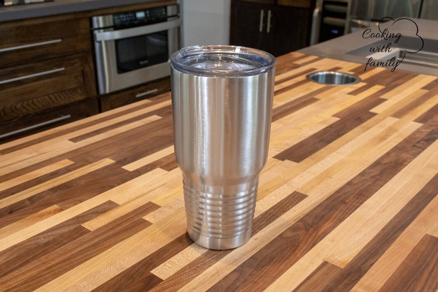 30 OZ Stainless Tumbler Polar Camel - with basic lid