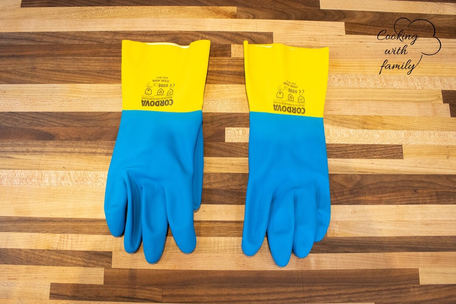 Large Neoprene / Latex Heavy Duty Cleaning Gloves