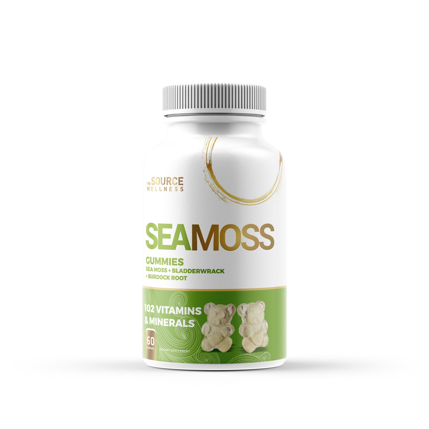 Sea Moss Gummies with Bladderwrack and Burdock root Sea Moss Gummies with Bladderwrack and Burdock root