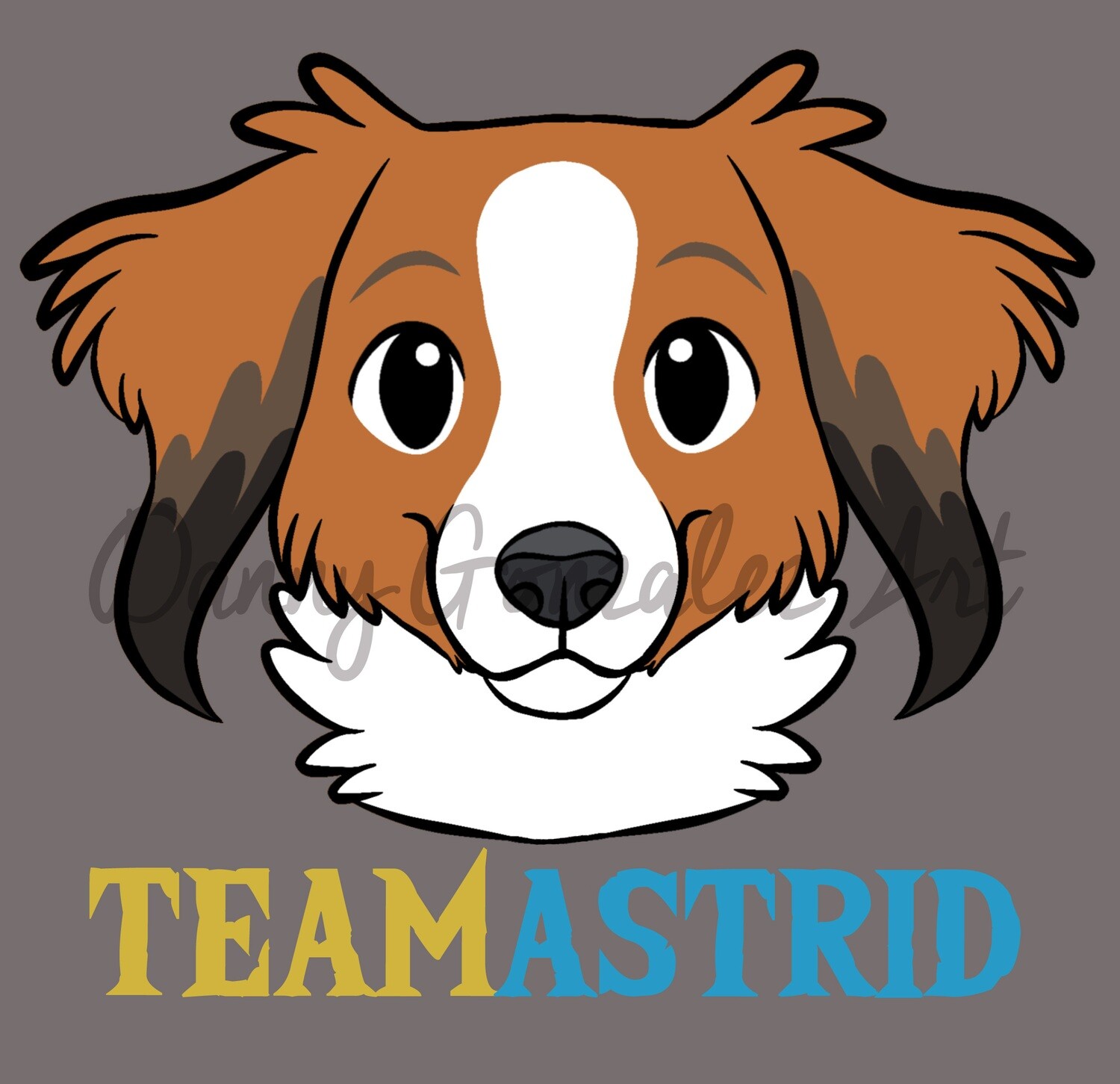 T-Shirt | Team Astrid | Kooikerhondje | Unisex