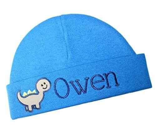 Baby Boy Hat Personalized with Dinosaur