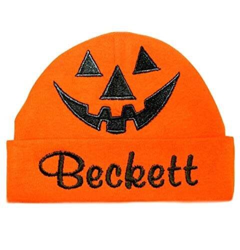 Halloween Unisex Baby Hat Personalized Name