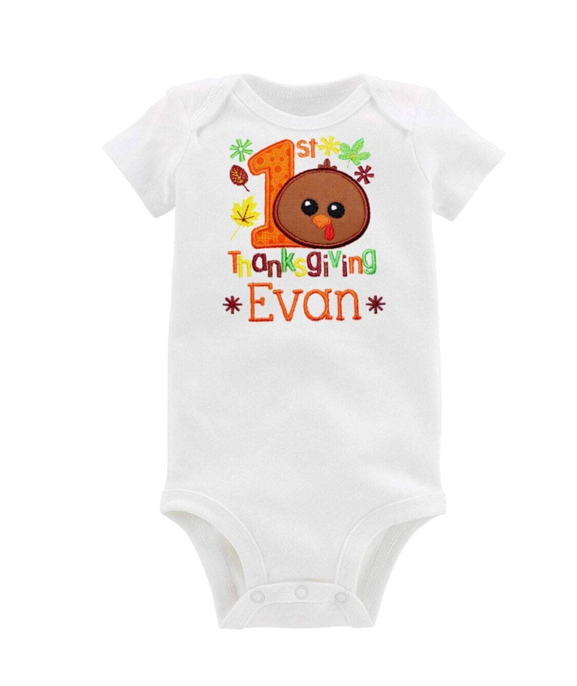 Thanksgiving Outfit Unisex Personalized with Name