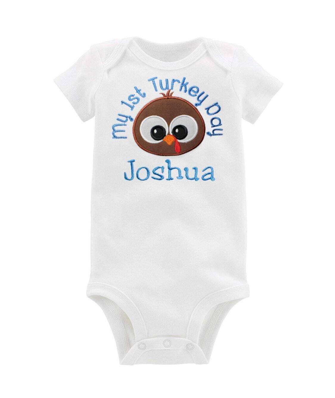 Thanksgiving Bodysuit Personalized with Name