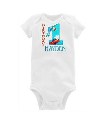 Birthday Boy Outfit Personalized with Name