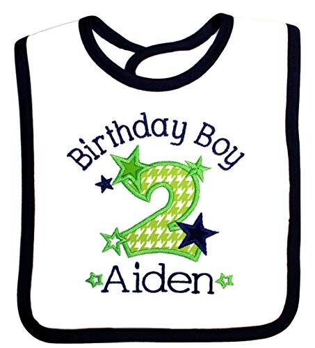 2nd Birthday Boy Bib Personalized with Name