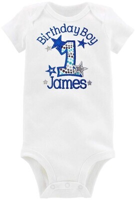 First Birthday Outfit Personalized with Name