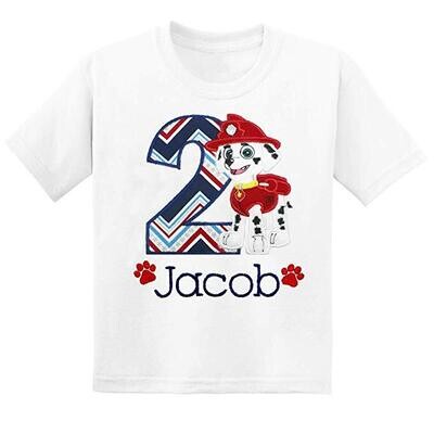 Birthday Boy T-shirt Personalized with Name
