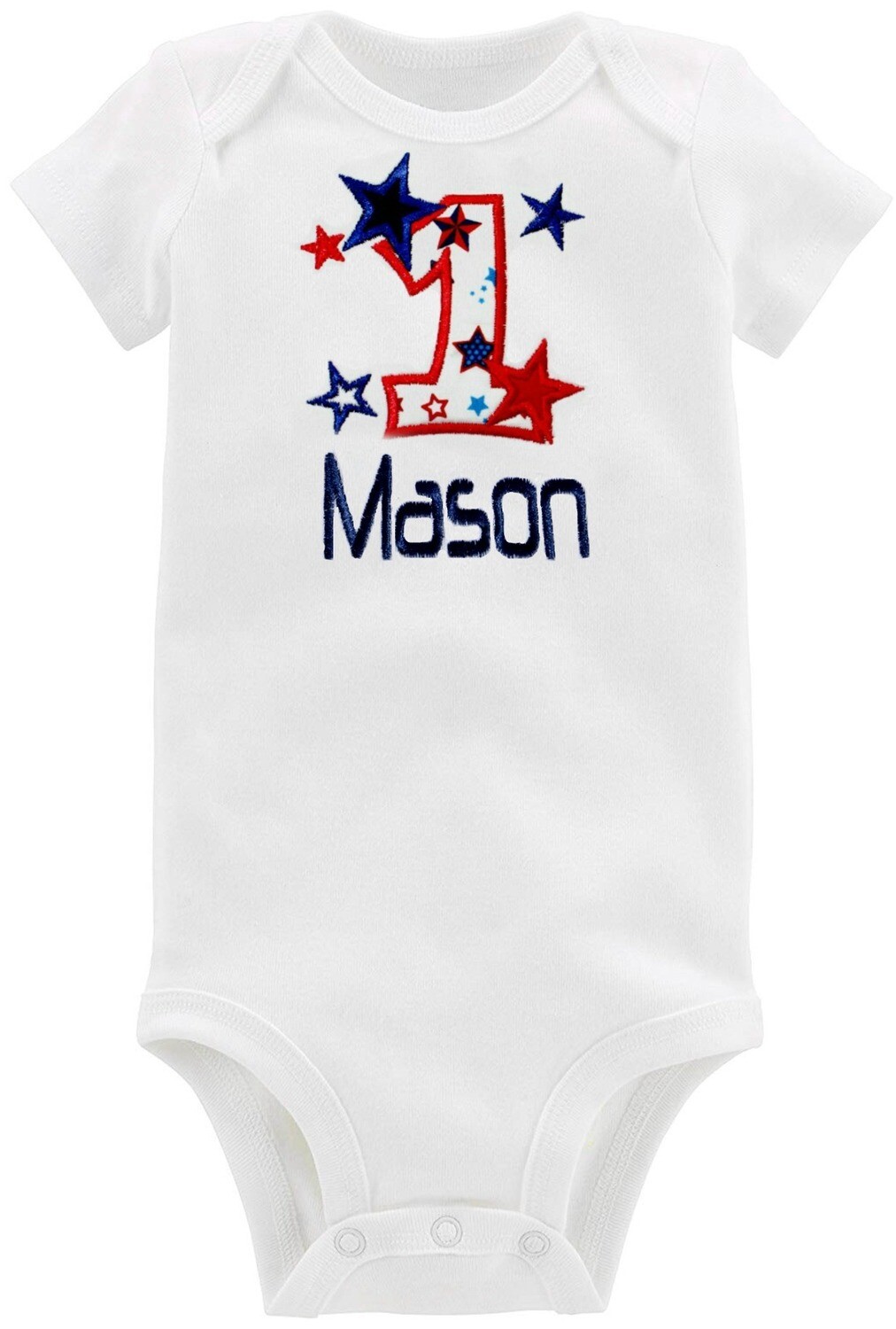 First Birthday Boy Outfit Personalized with Name
