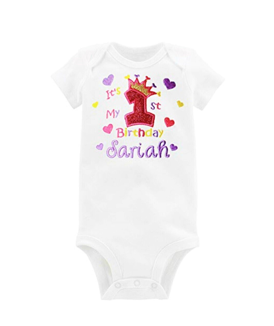 1st Birthday Girl Outfit  Personalized with Name