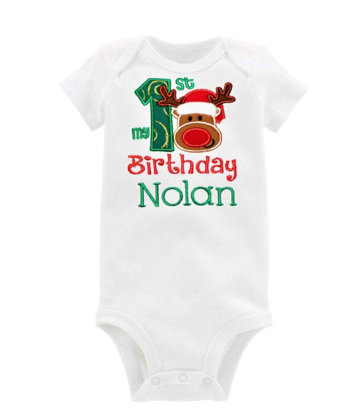 Birthday Christmas Outfit Personalized with Name