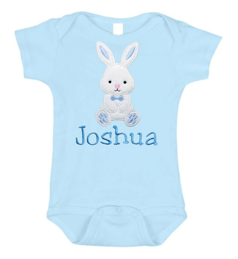 Easter Bunny Boy Outfit Personalized with Name
