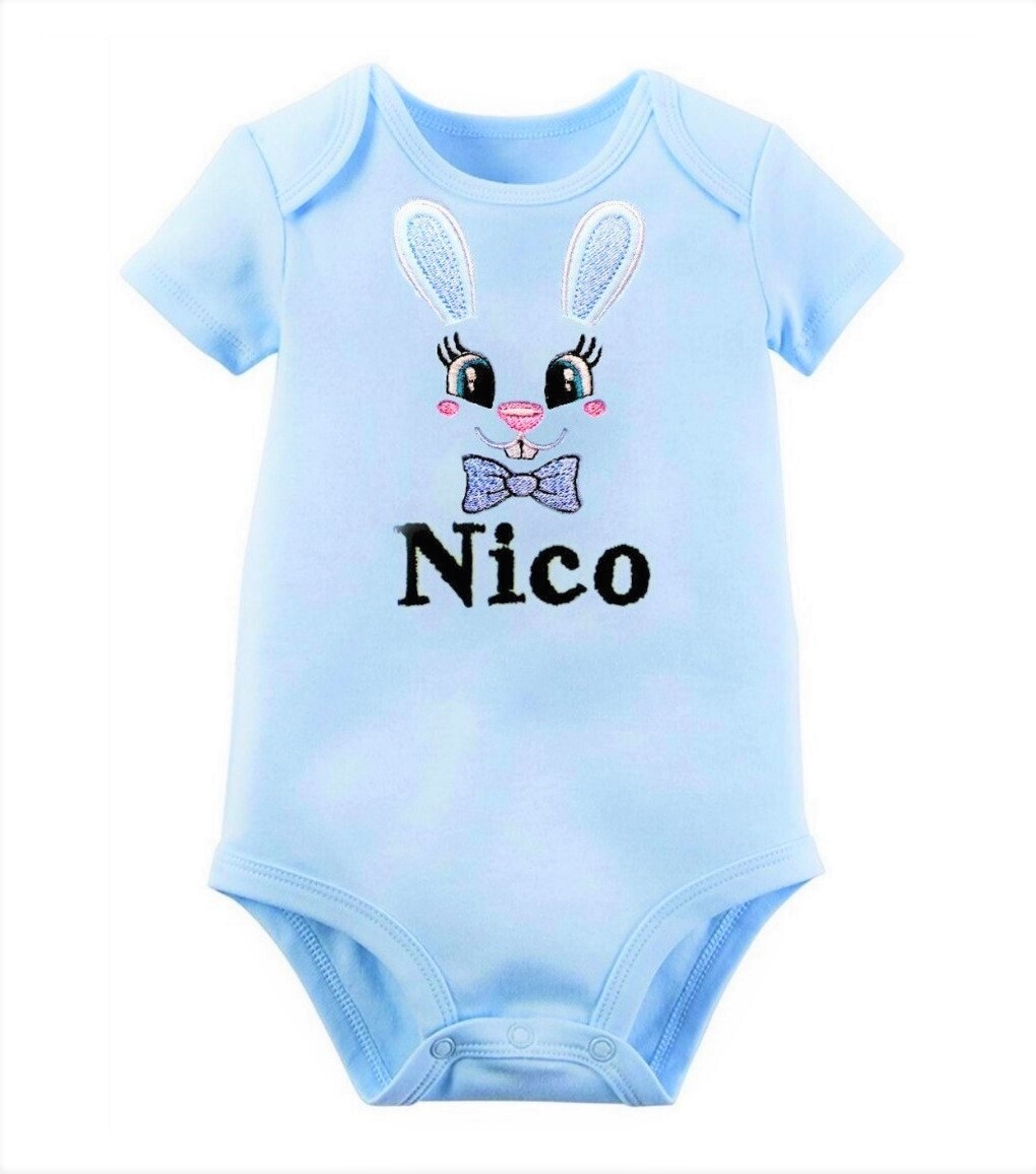 Easter Bunny Boy Outfit Personalized with Name