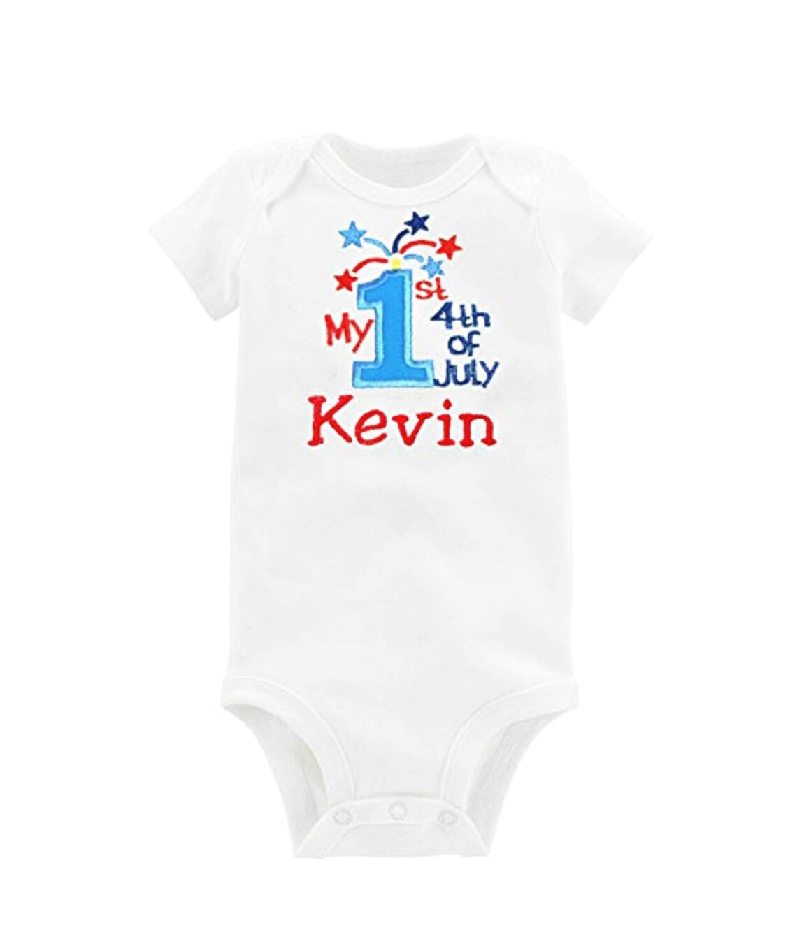 4th of July Boy Outfit Personalized with Name
