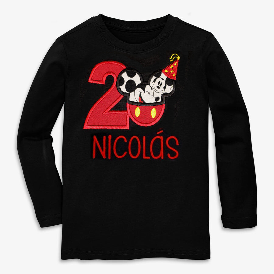 Birthday Mickey Shirt, Personalized with Name