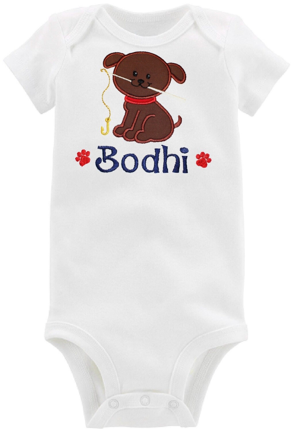 Baby Boy Outfit Puppy Dog Personalized with Name