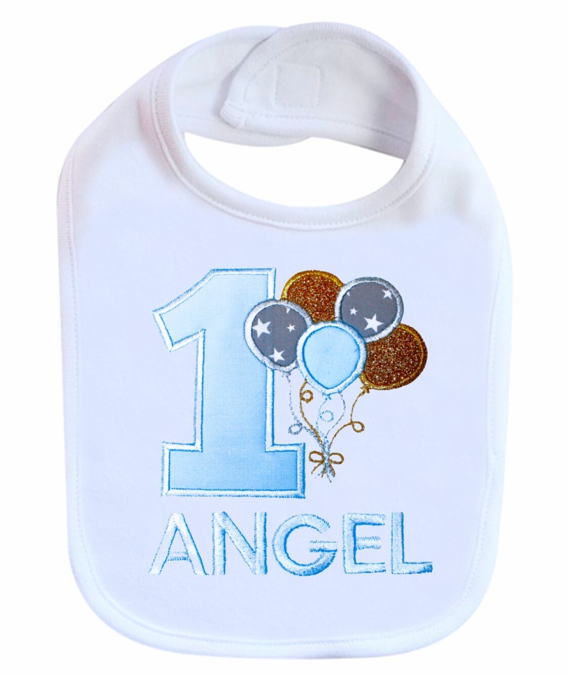1st Birthday Bib Ballones Personalized with Name