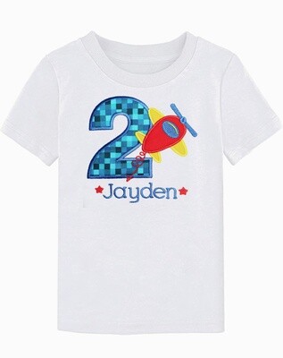 Birthday Boy T-shirt Personalized with Name
