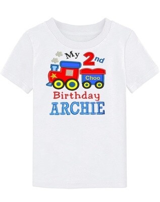 Birthday Boy T-shirt Personalized with Name