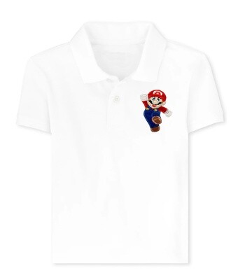 Mario Brothers Embroidered T- Shirt