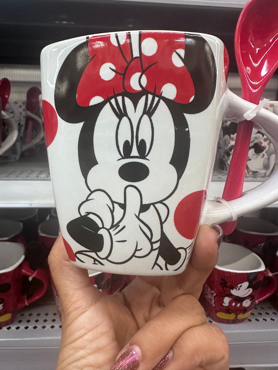 Taza con Cuchara de Minnie