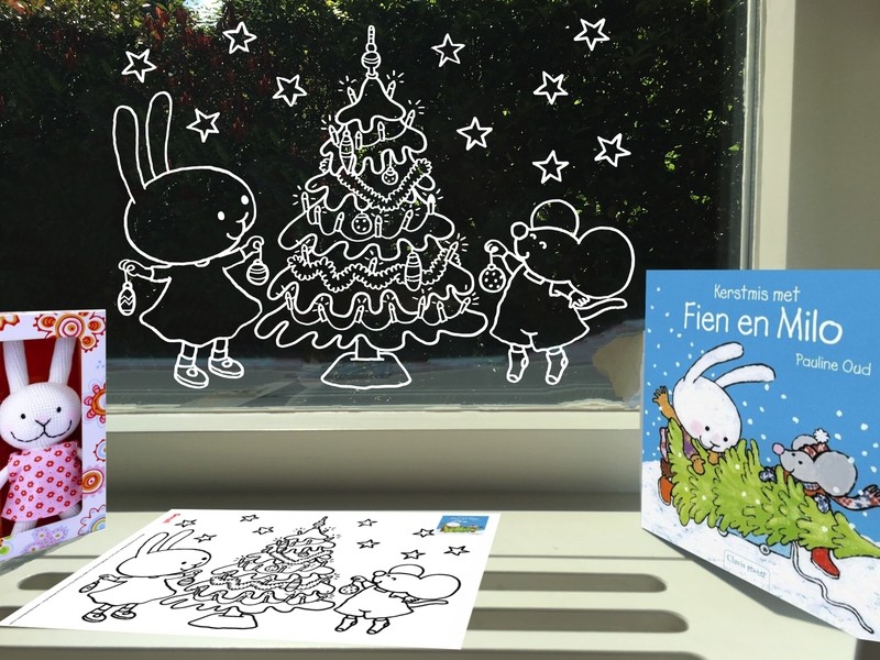 Raam-sjabloon Kerstmis