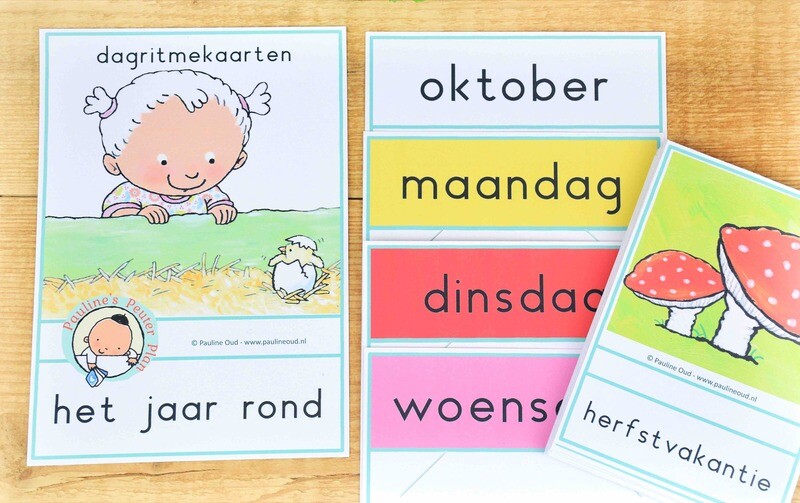 Dagritme-kaarten Het jaar rond