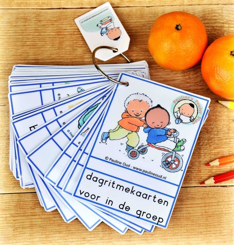 Dagritme-kaarten voor in de Groep