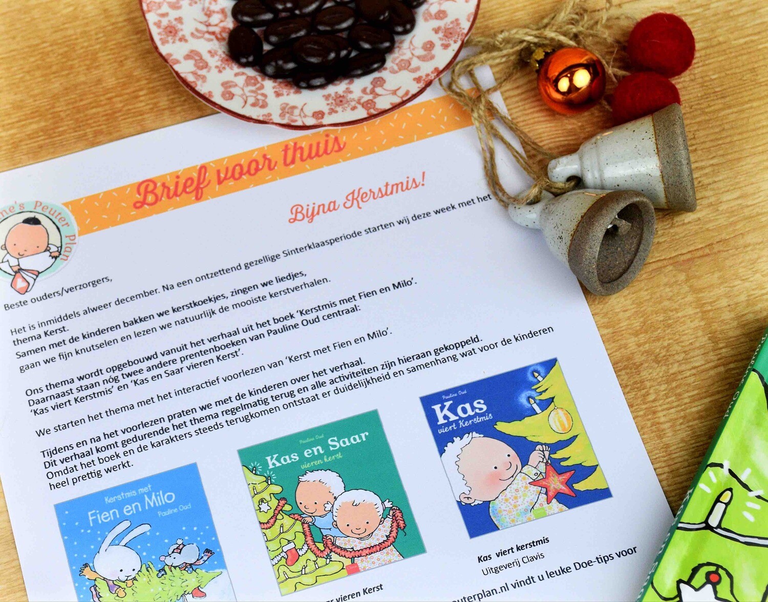 Brief voor thuis Thema Kerstmis