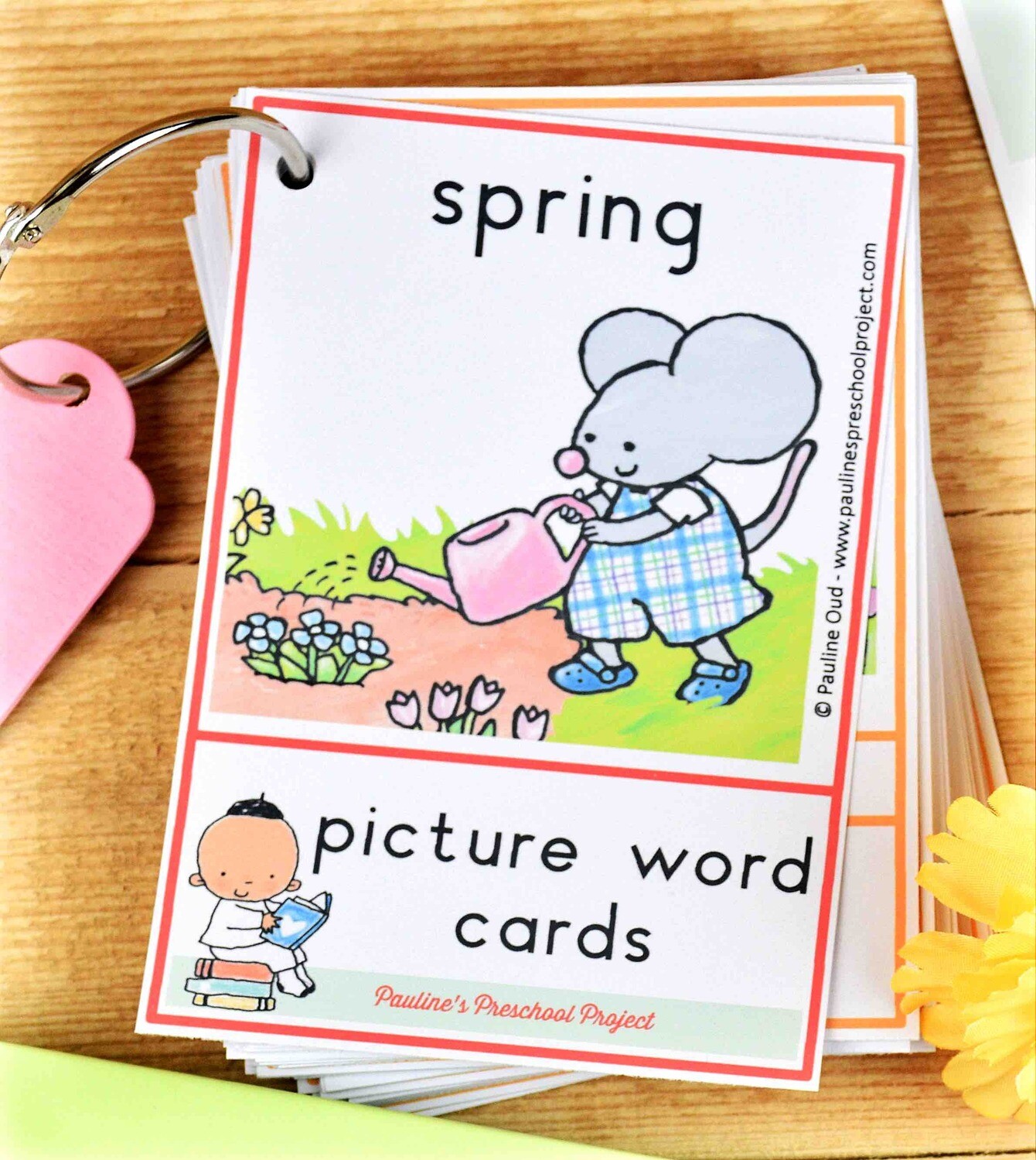 Spring Picture Word Card Set