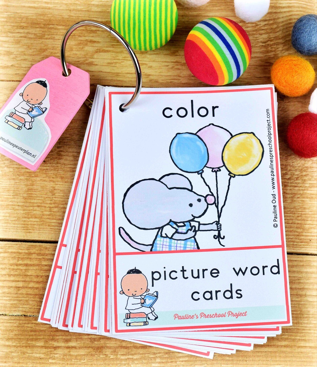 Color Picture Word Card Set