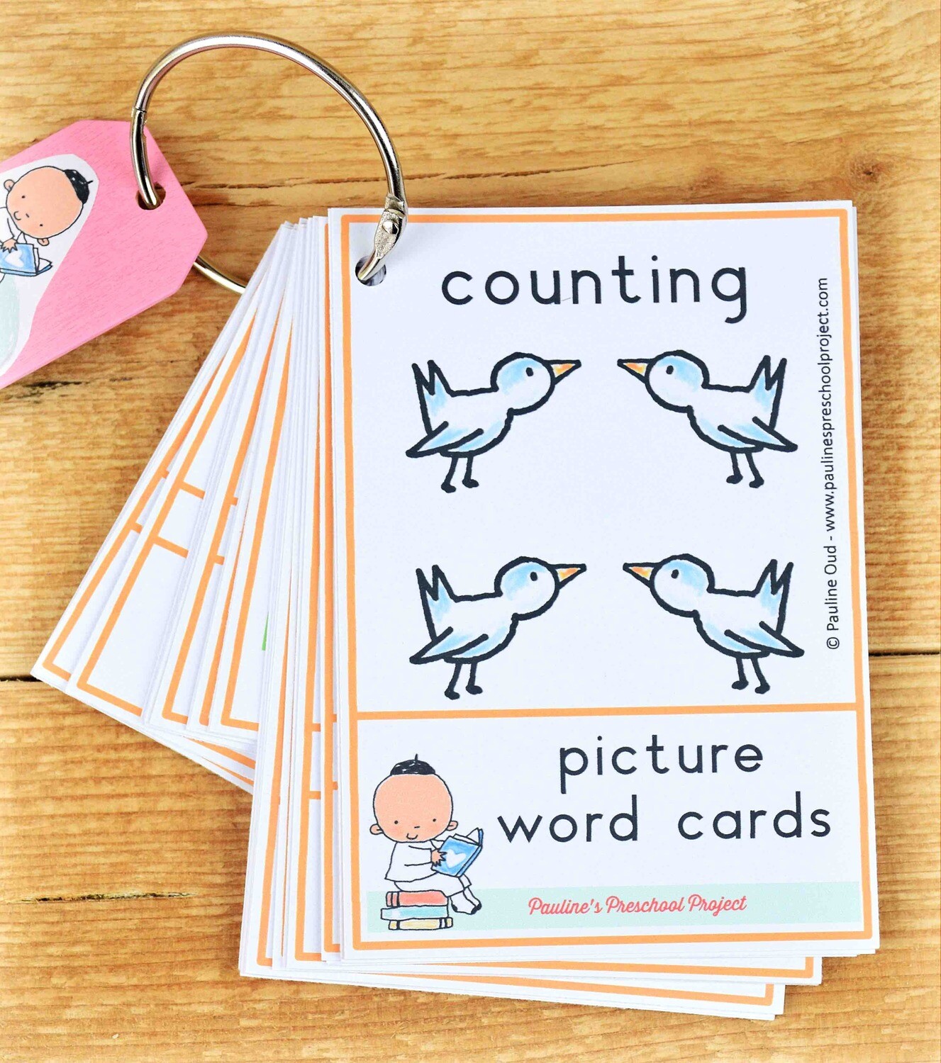 Counting Picture Word Card Set