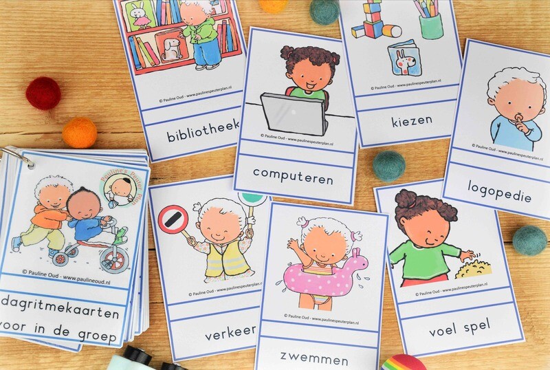 Aanvulset Dagritme-kaarten voor in de Groep