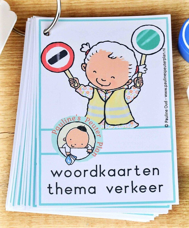 Woord-kaarten Thema Verkeer