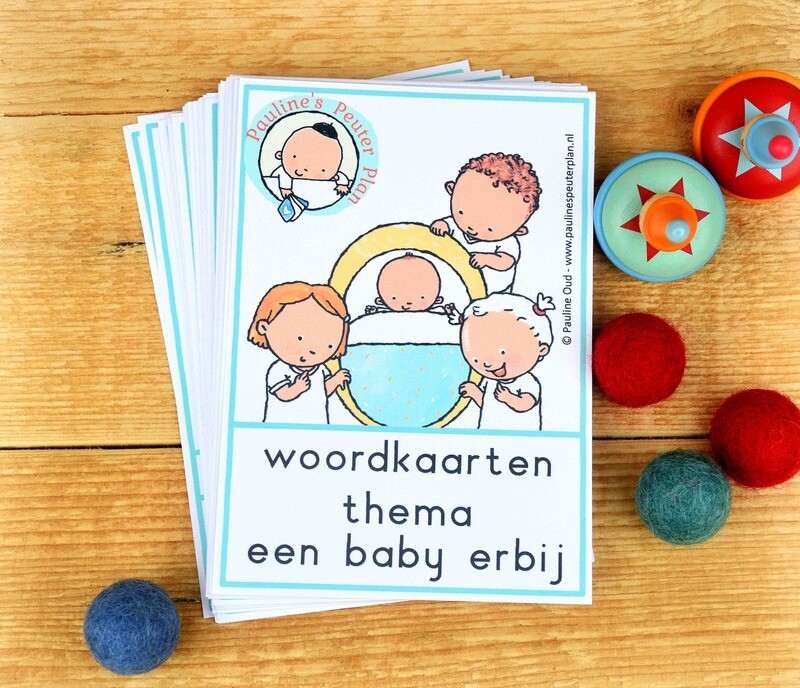 Woord-kaarten Thema Een baby erbij