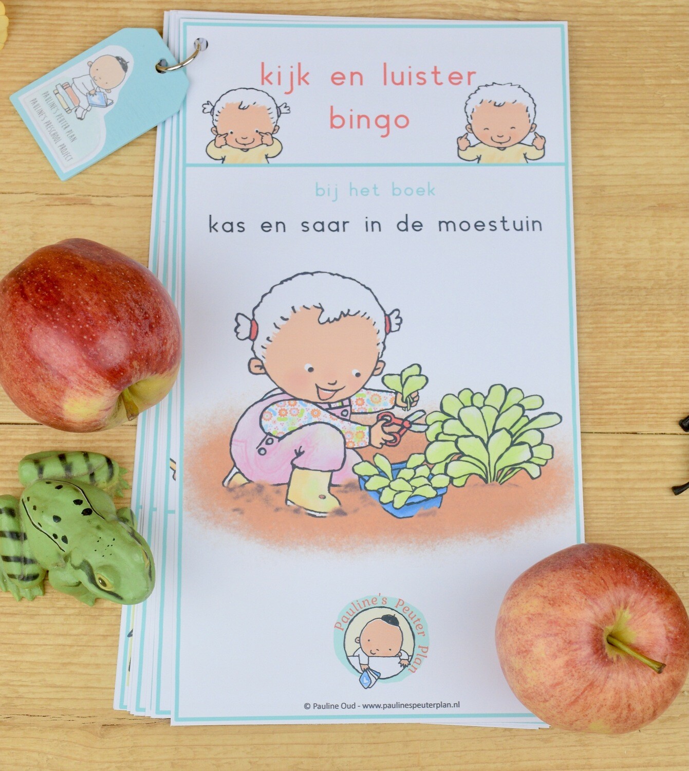 Luisterbingo Thema Moestuin