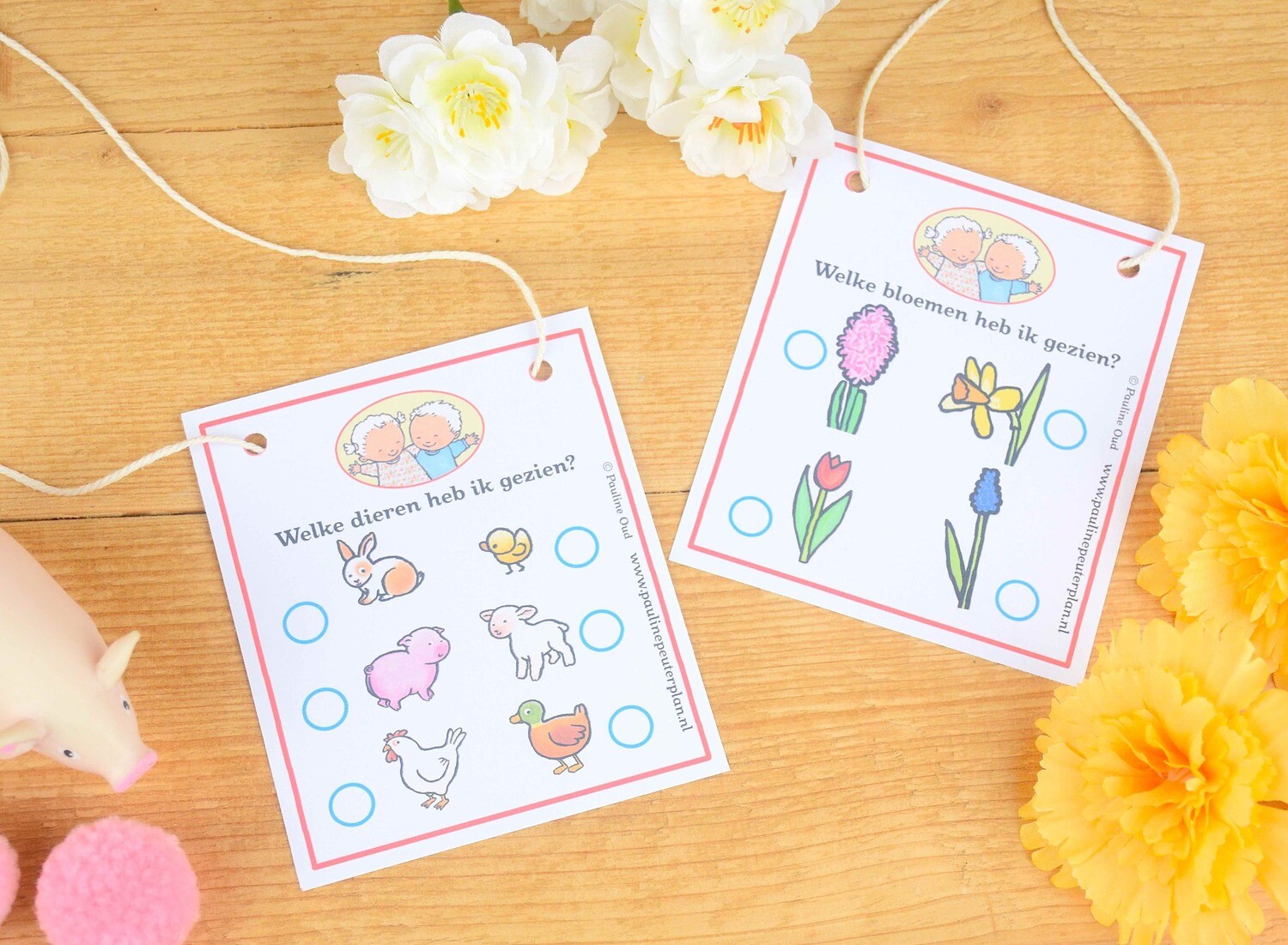 Paas speurkaarten &amp; paasmandje