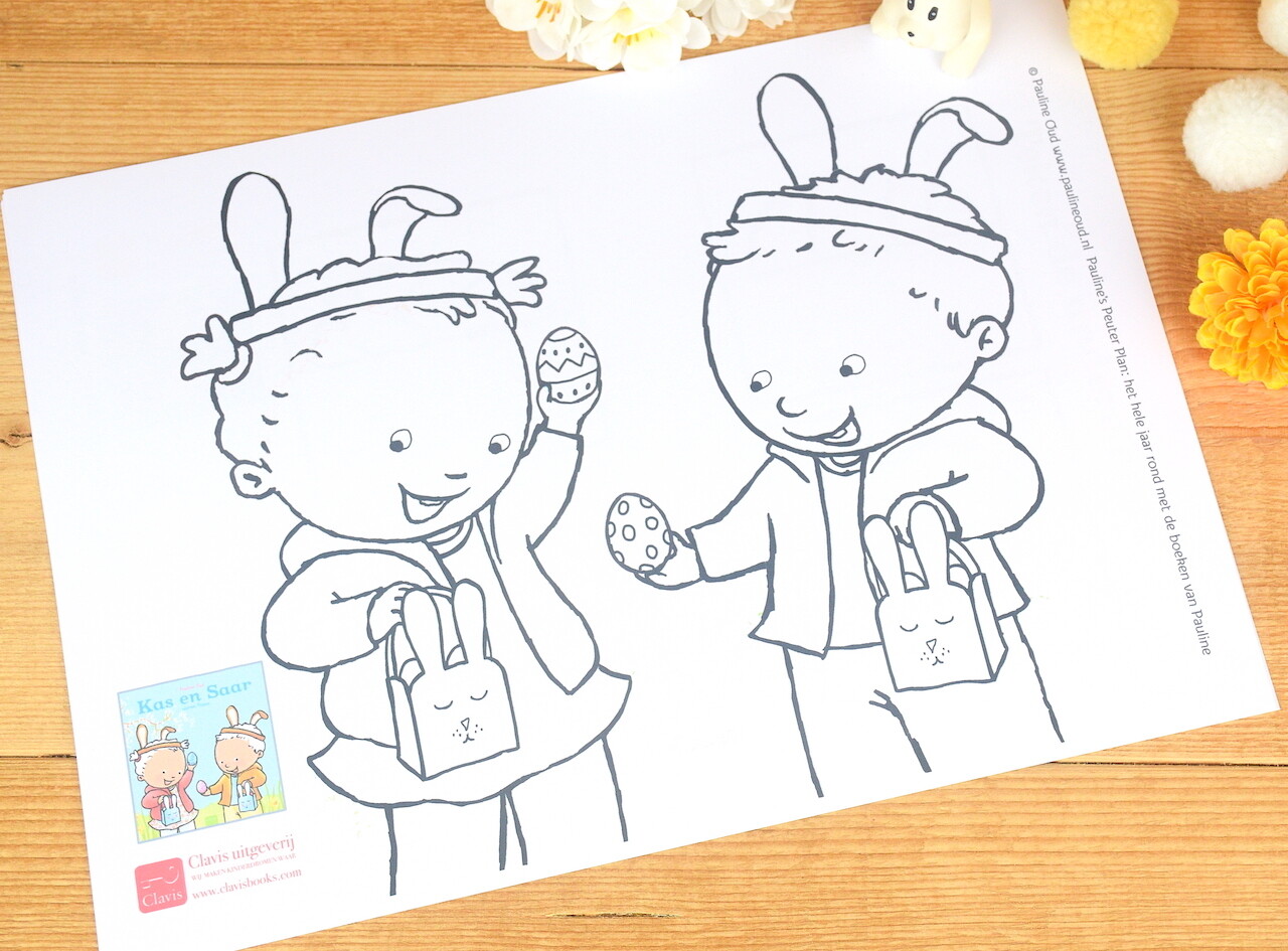 Kleurplaten Thema Pasen