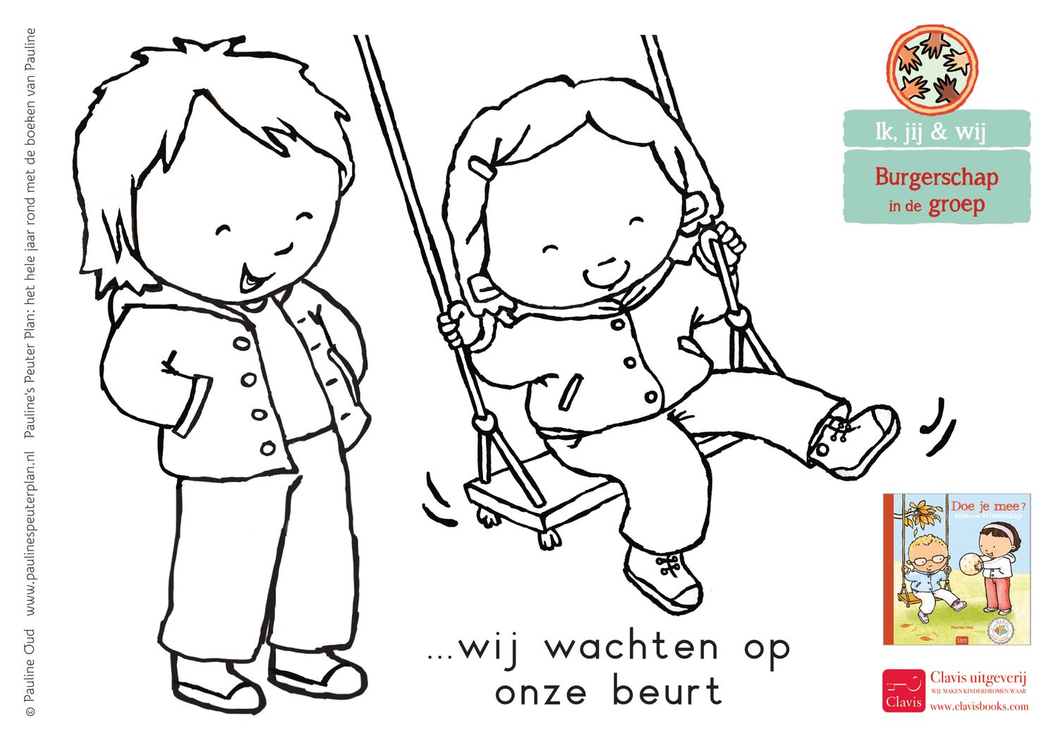 Kleurplatenset Burgerschap in de groep