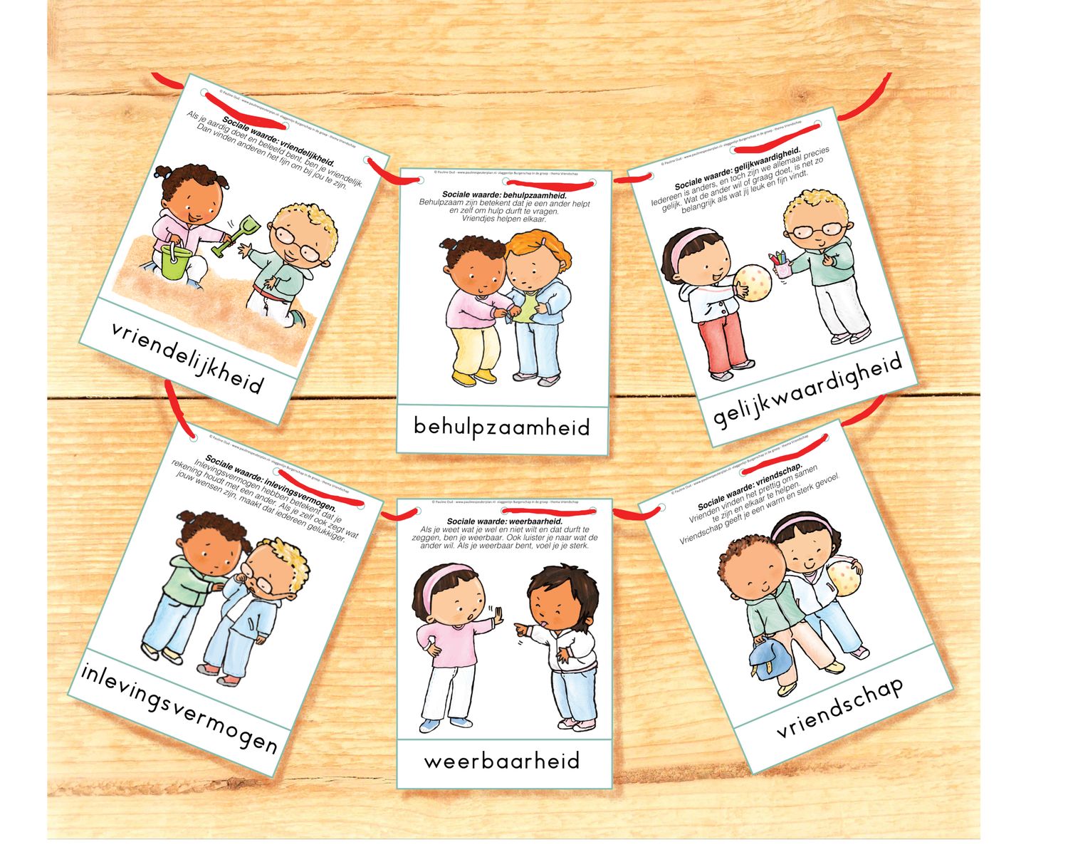 Vlaggenlijn: Burgerschap in de groep Thema Vriendschap