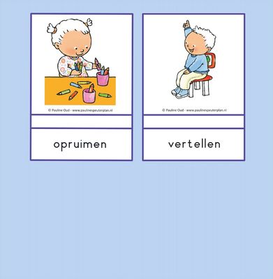 Dagritme-kaarten sets
